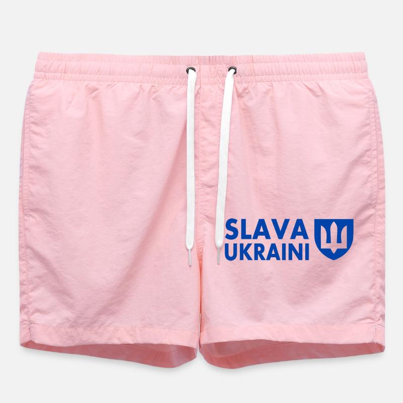 Slava ukraini - Short de bain - rose