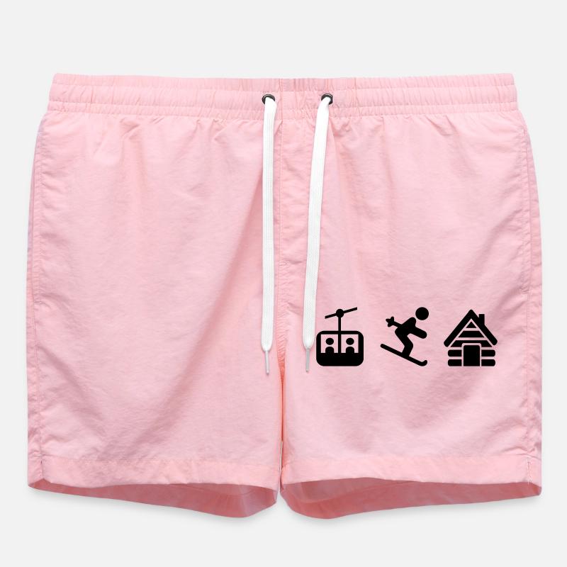 Ski - Short de bain - rose