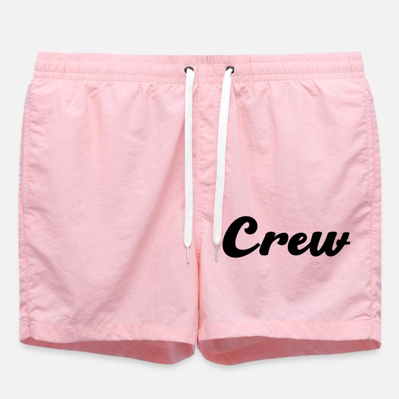 crew - Swim Trunks - pink