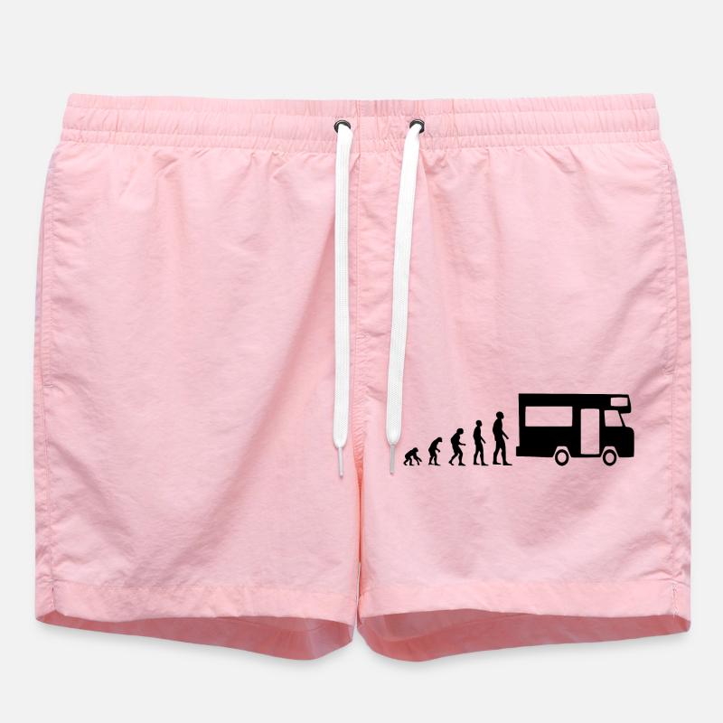 Motorhome Evolution - Swim Trunks - pink