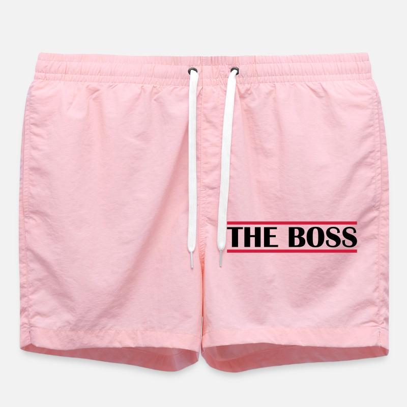 Logo Le Patron - Short de bain - rose