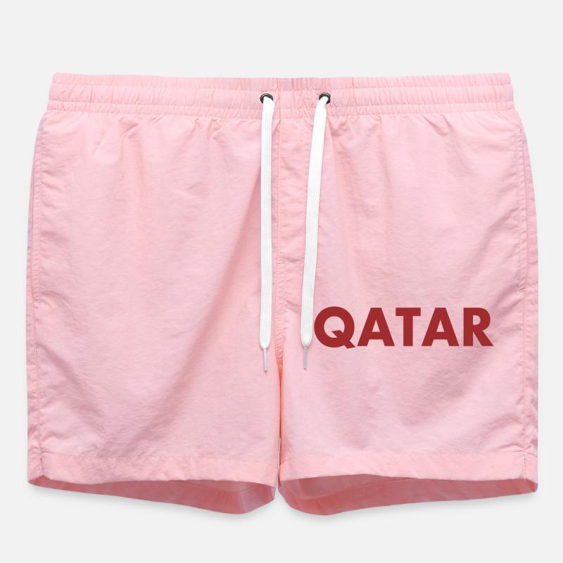 Qatar - Short de bain - rose