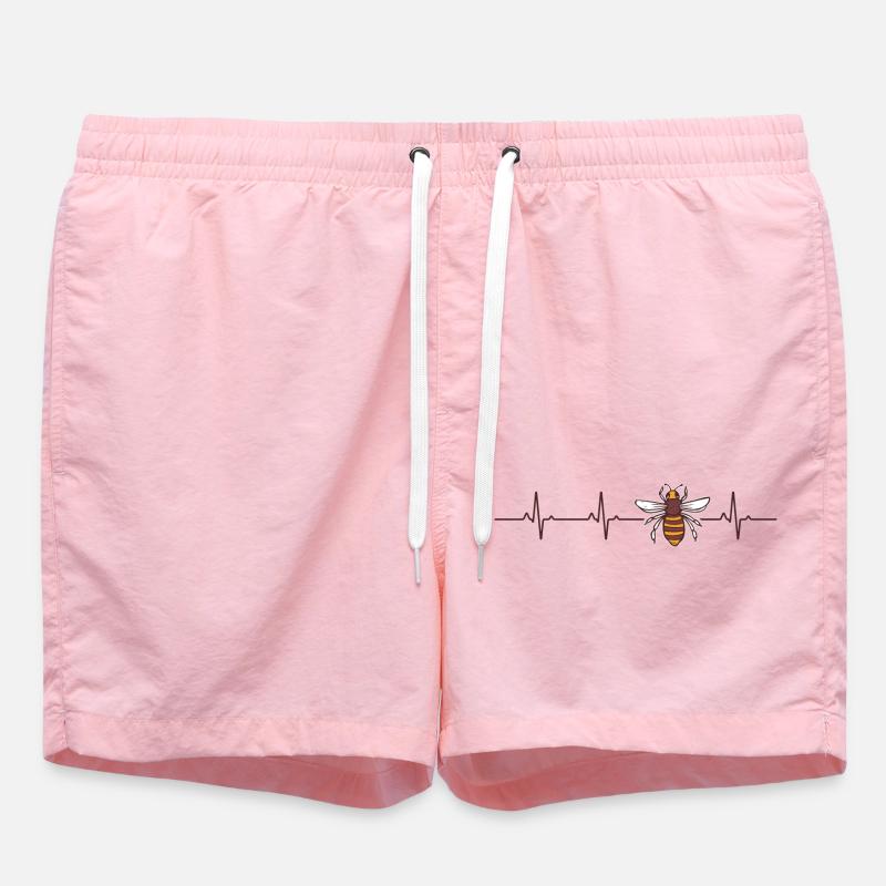 Beekeeper Beekeepers Beekeeping Gift - Swim Trunks - pink