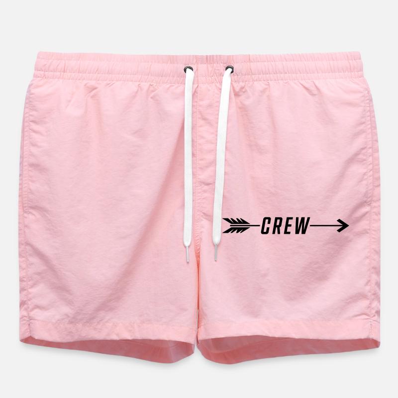 Crew Arrow - Swim Trunks - pink
