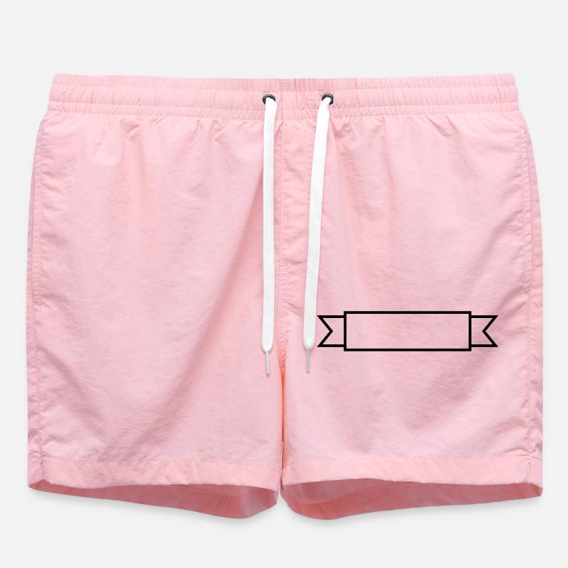 Champ de bannière de cadre - Short de bain - rose