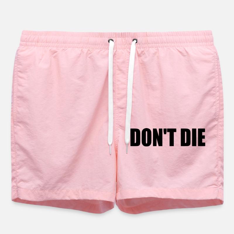 Don't die - Badeshorts - Pink