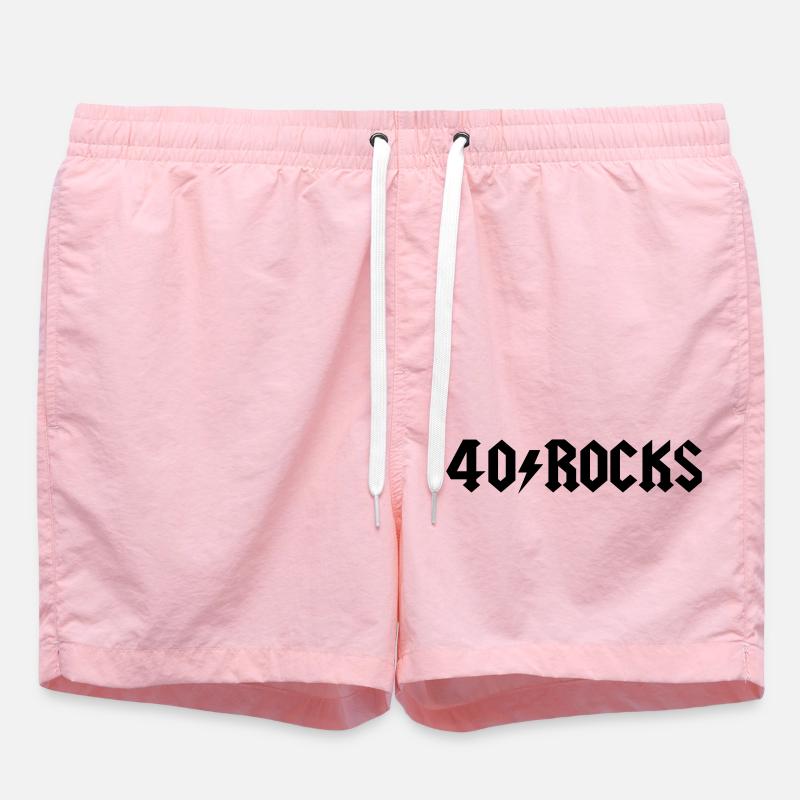 40 - Swim Trunks - pink