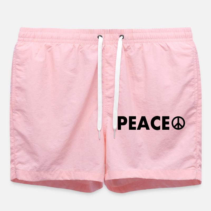 Peace - Badeshorts - Pink