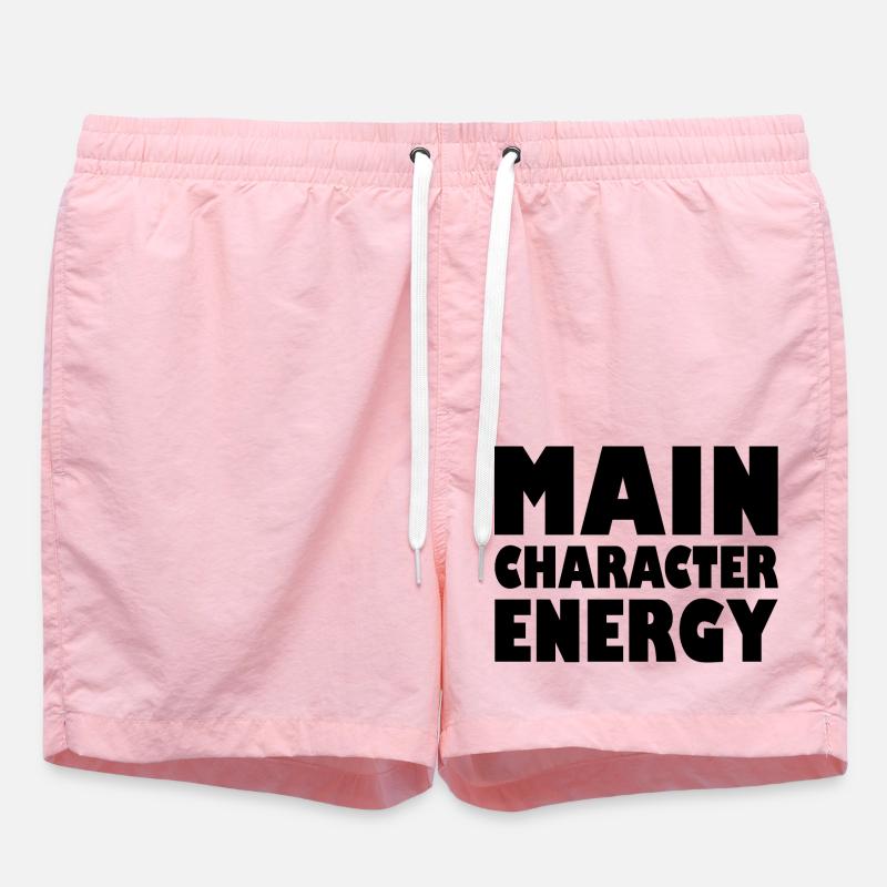 Main character energy - Short de bain - rose