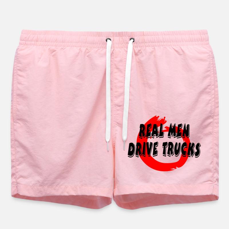 Camion - Short de bain - rose