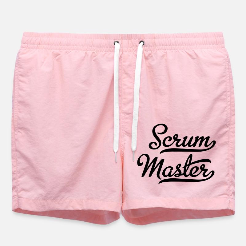 Scrum Master - Short de bain - rose