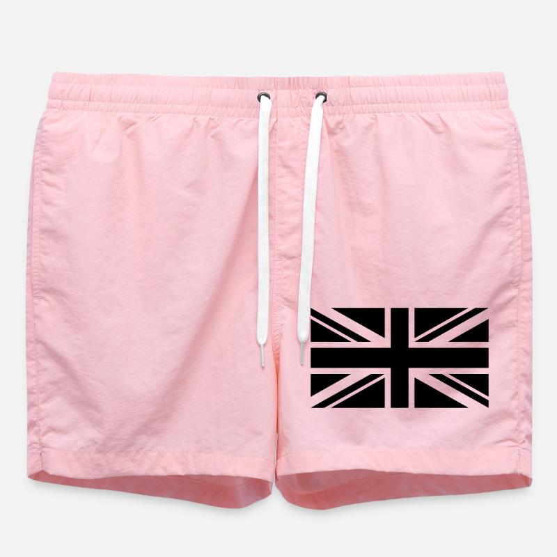 England flag plain - Swim Trunks - pink