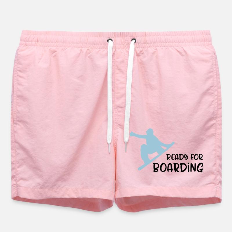 snowboard - Short de bain - rose