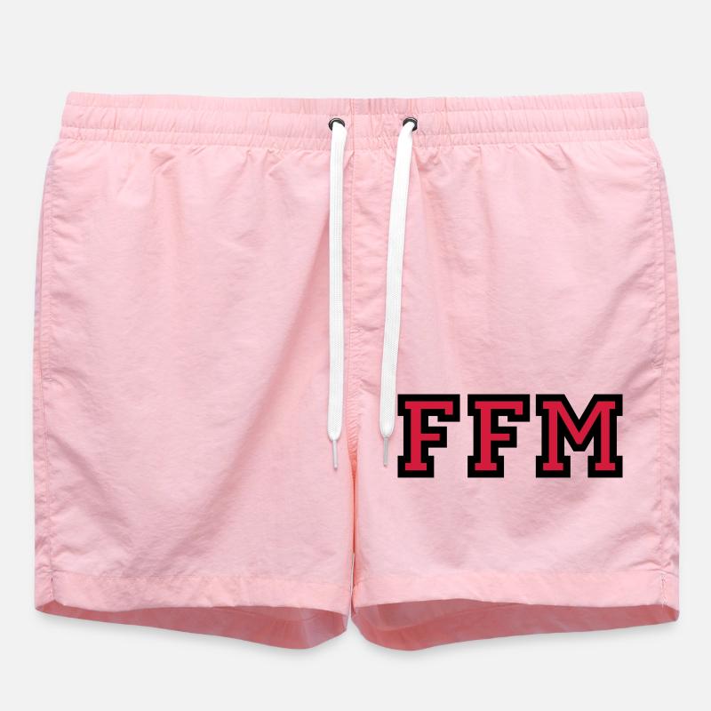 Frankfurt am Main FFM College Style - Badeshorts - Pink
