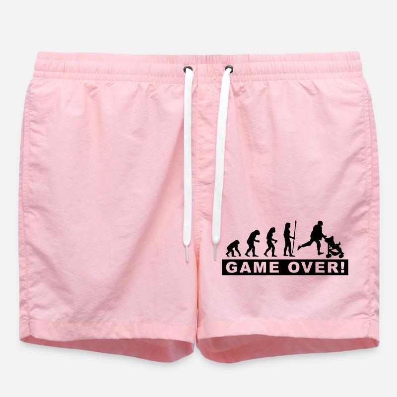 evolution_daddy - Swim Trunks - pink