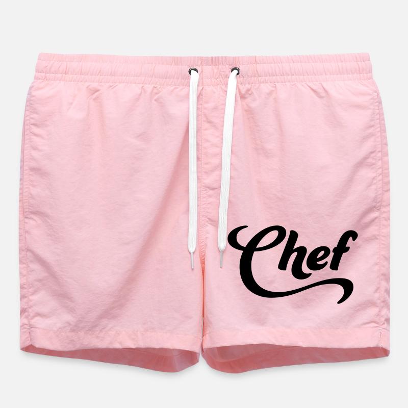 2541614 16037661 chef - Short de bain - rose