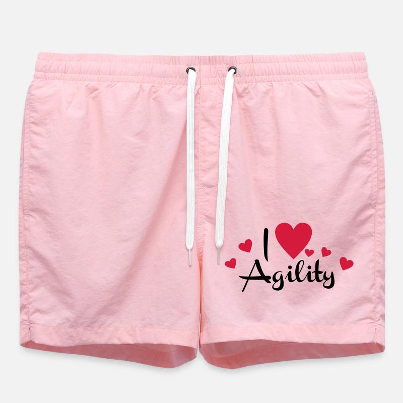 2541614 15923905 agility - Short de bain - rose