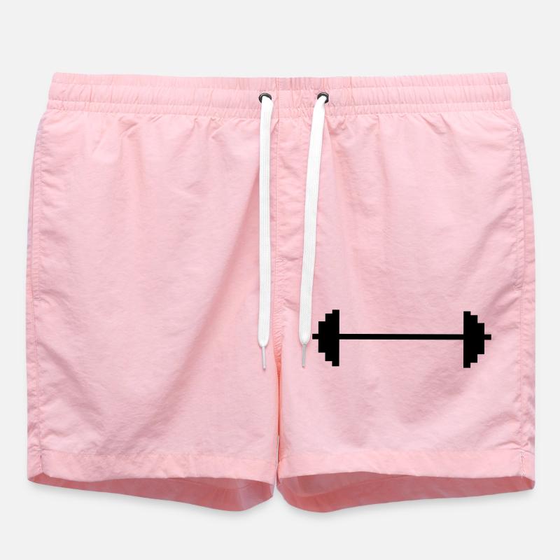 2541614 14692812 weights - Swim Trunks - pink