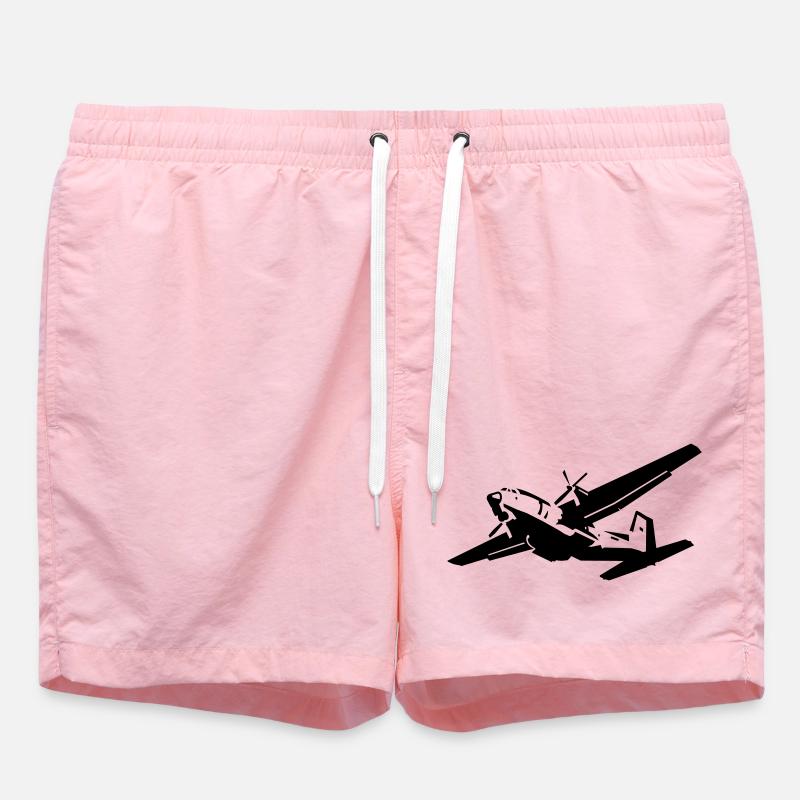 C-160 Transall - Badeshorts - Pink
