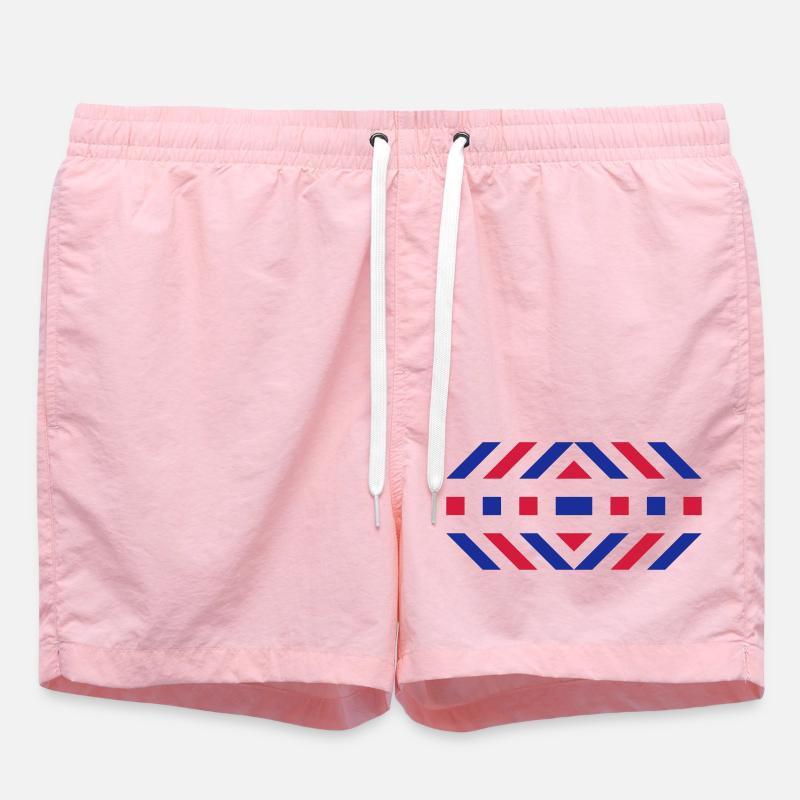 Muster - Badeshorts - Pink