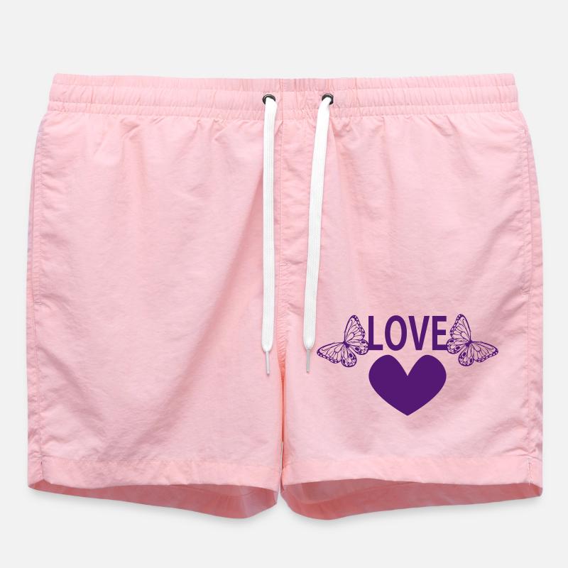 AMOUR - Short de bain - rose
