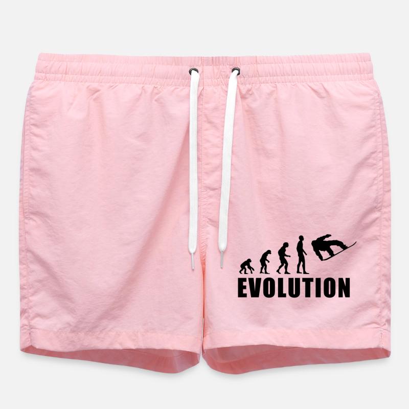 EVOLUTION SNOWBOARD Neige Hiver Cadeau - Short de bain - rose