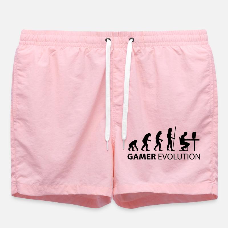 gamer evolution - Badeshorts - Pink