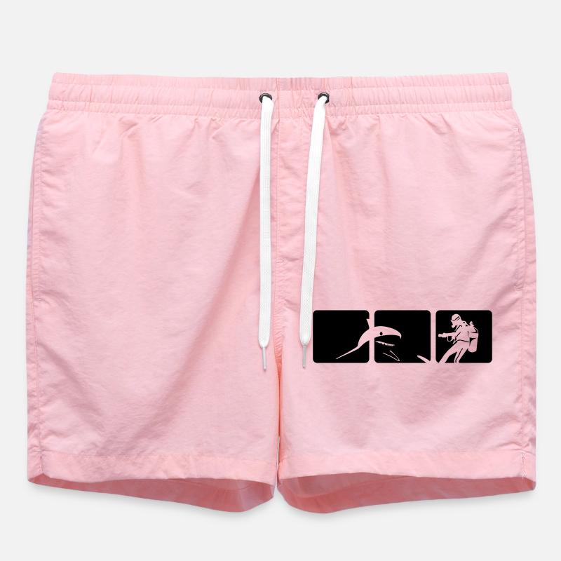 Plongée avec les requins - Short de bain - rose