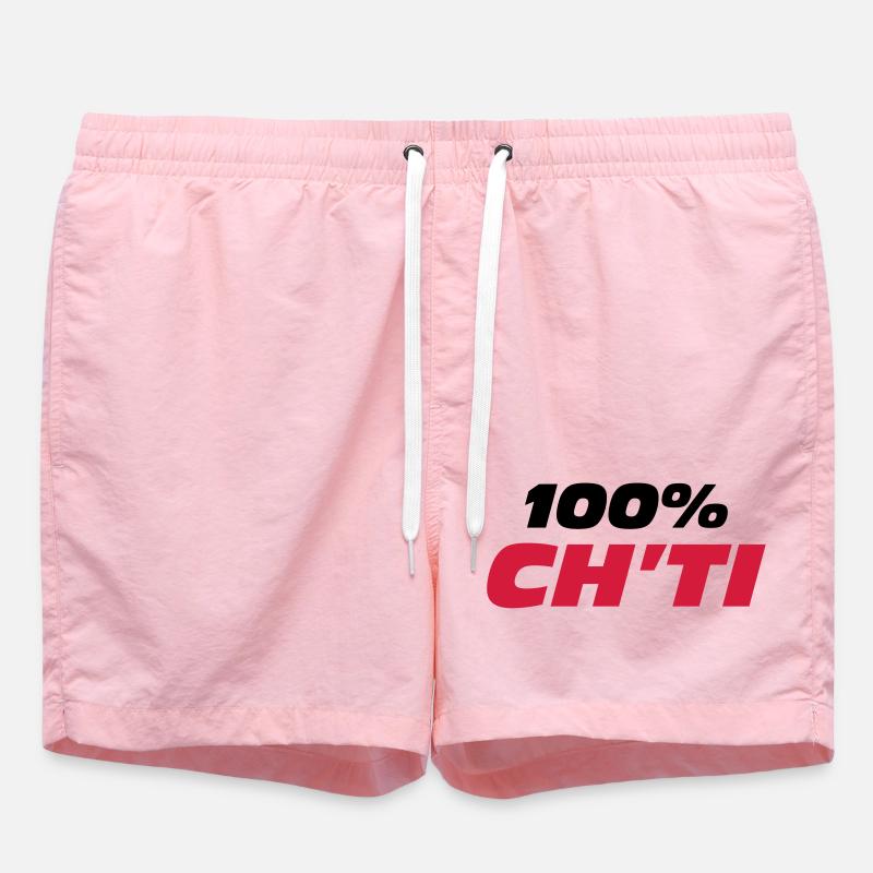 100% Ch'ti - Short de bain - rose