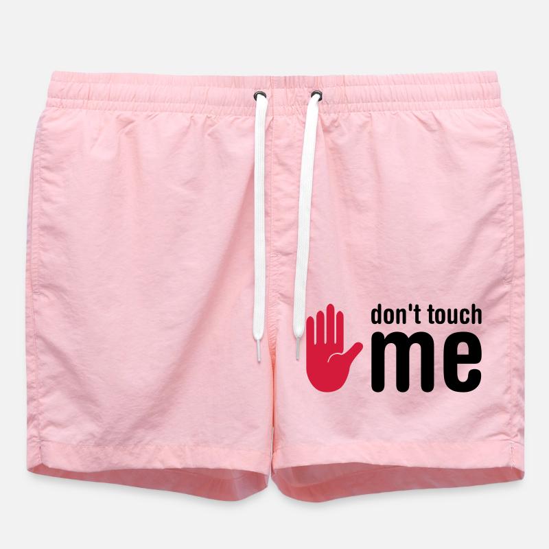 don't touch me - Short de bain - rose