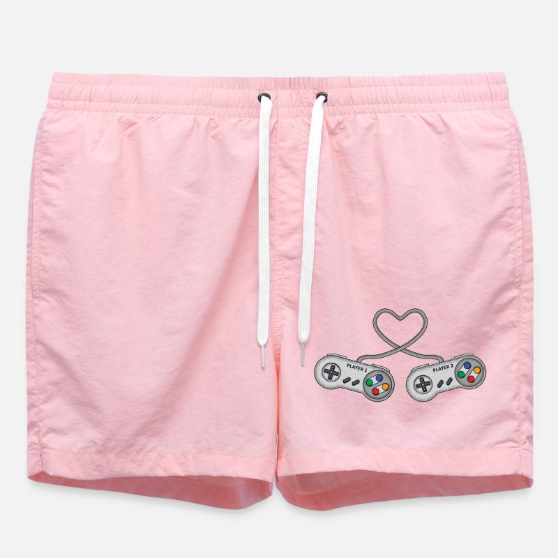 DreamTeam Controller A Gaming Game Konsole - Badeshorts - Pink