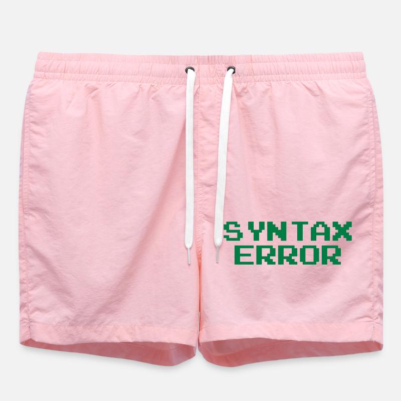 Syntax Error - Badeshorts - Pink