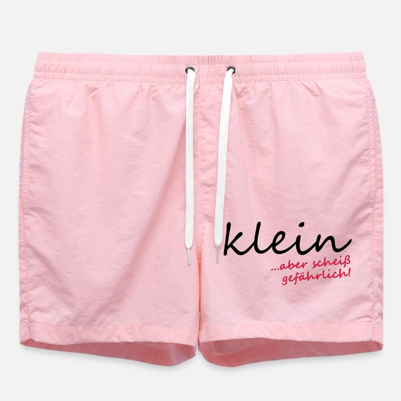 Klein aber scheiß gefährlich! - Badeshorts - Pink