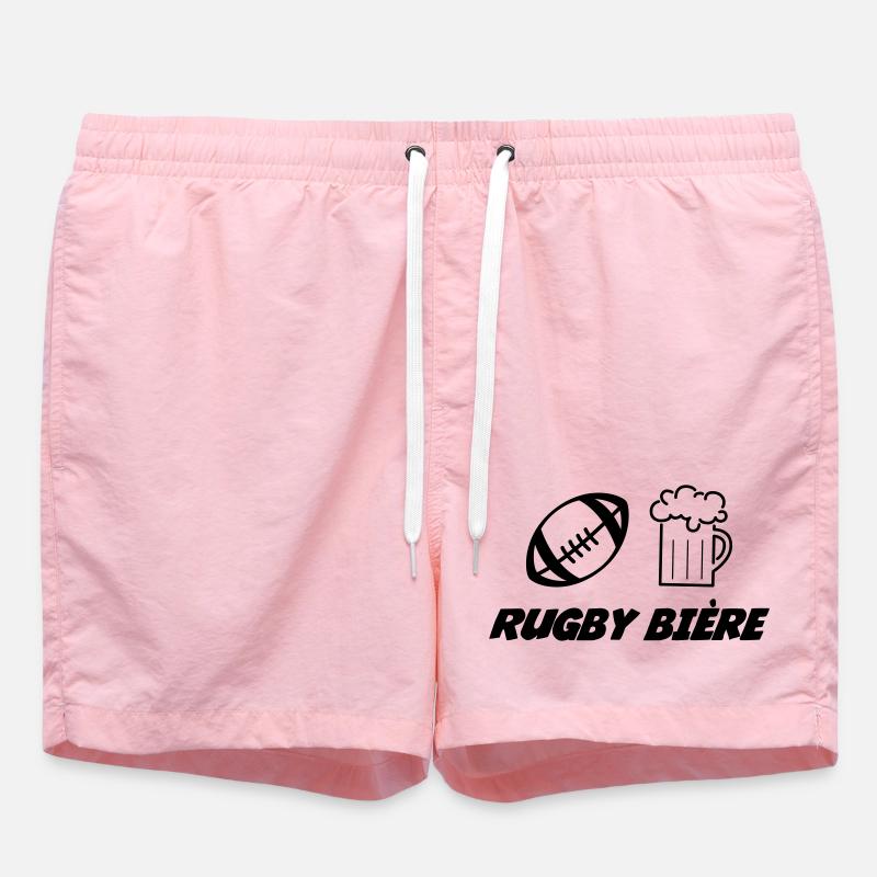 Rugby - Short de bain - rose