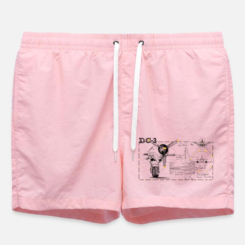 DC-3 - Short de bain - rose