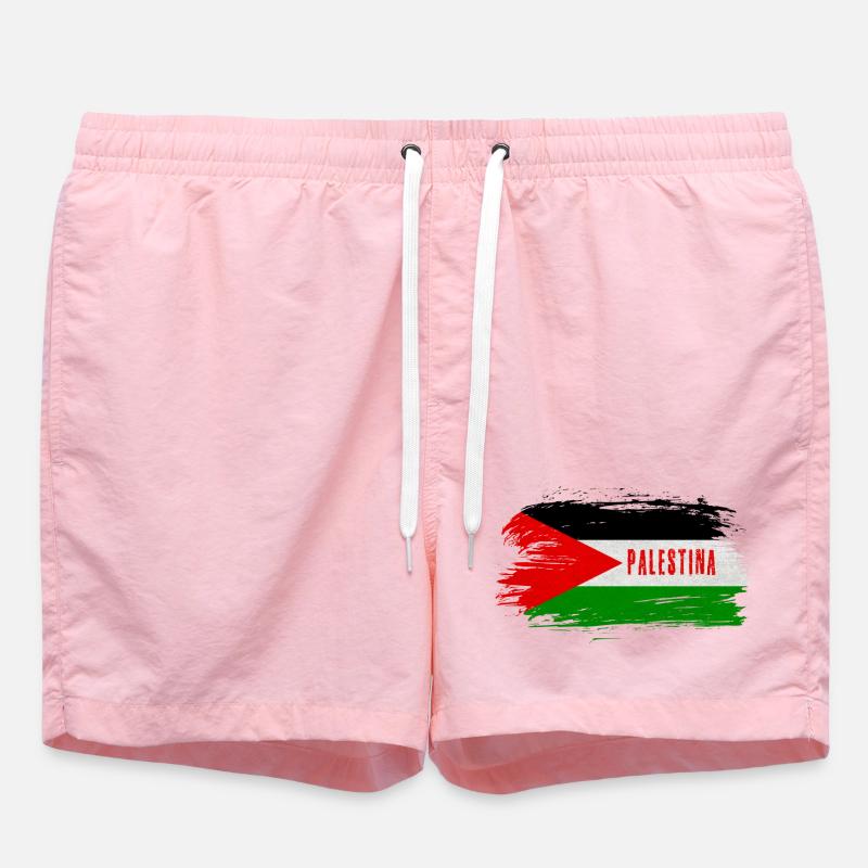 Drapeau de la Palestine / Cadeau - Short de bain - rose