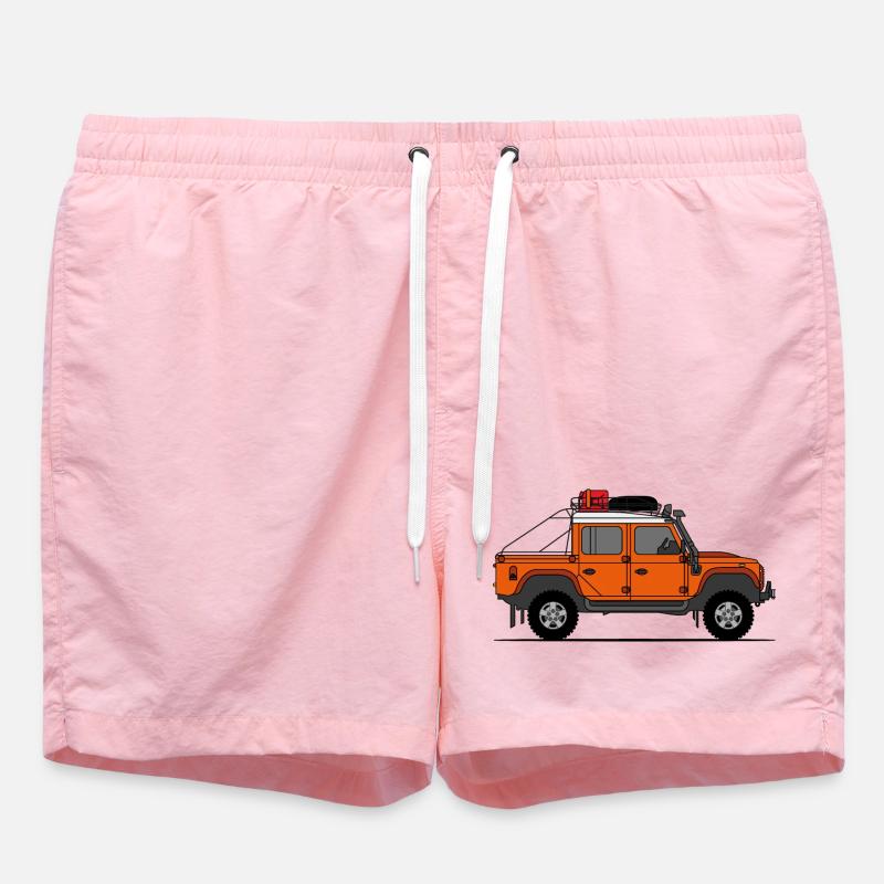 Defender Double Cab Offroad Orange - Badeshorts - Pink