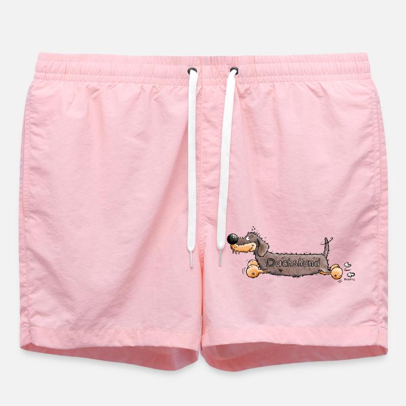 Mignon Dachshund - Short de bain - rose