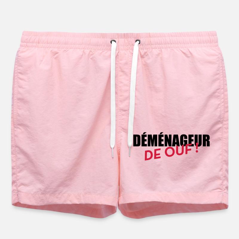 frachtführer / möbelpacker / mover / bewegen - Badeshorts - Pink