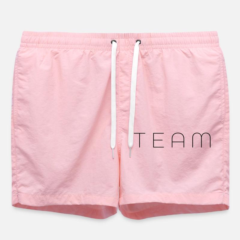 team - Swim Trunks - pink