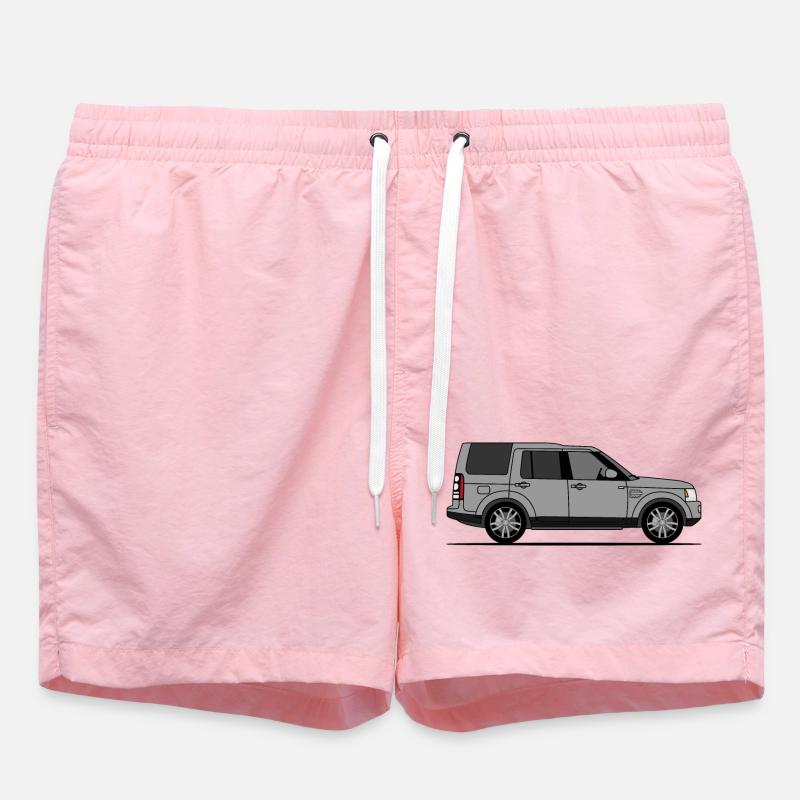 Entdeckung 4 Grau - Badeshorts - Pink