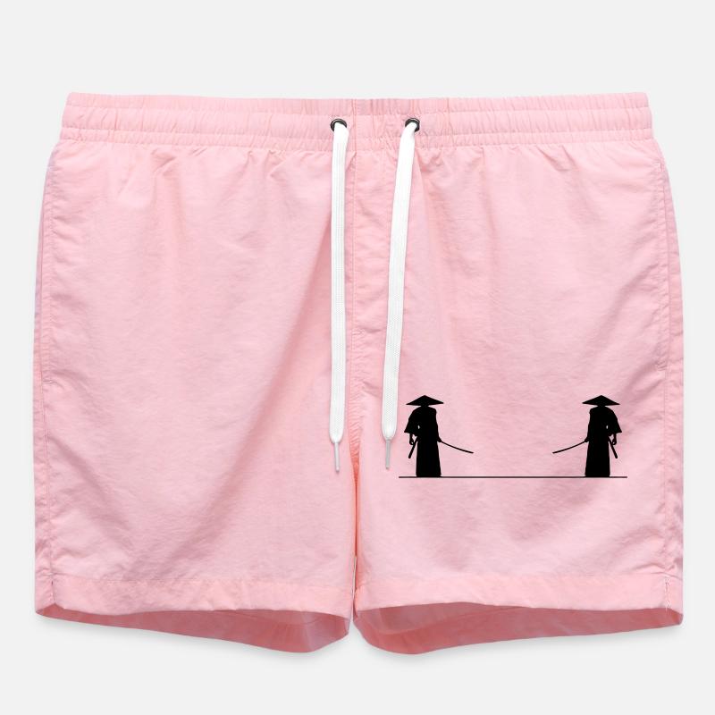 Samurai Kampf - Badeshorts - Pink