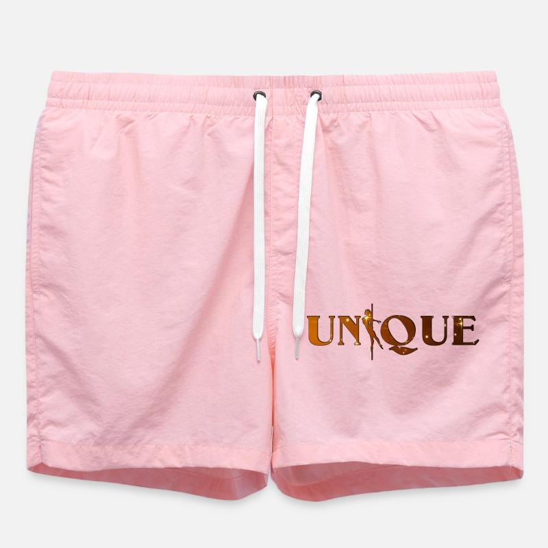 Silhouette dorée de la danse - Short de bain - rose