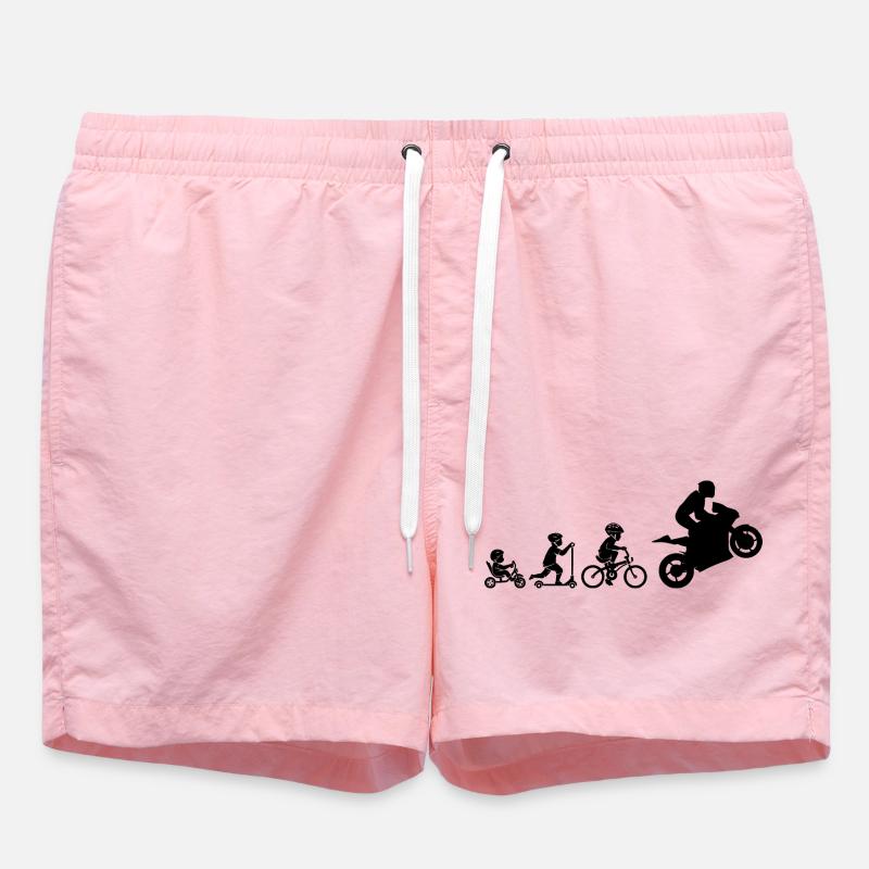 ÉVOLUTION DE LA MOTO - Short de bain - rose