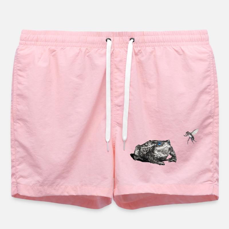 Toad and fly - Swim Trunks - pink
