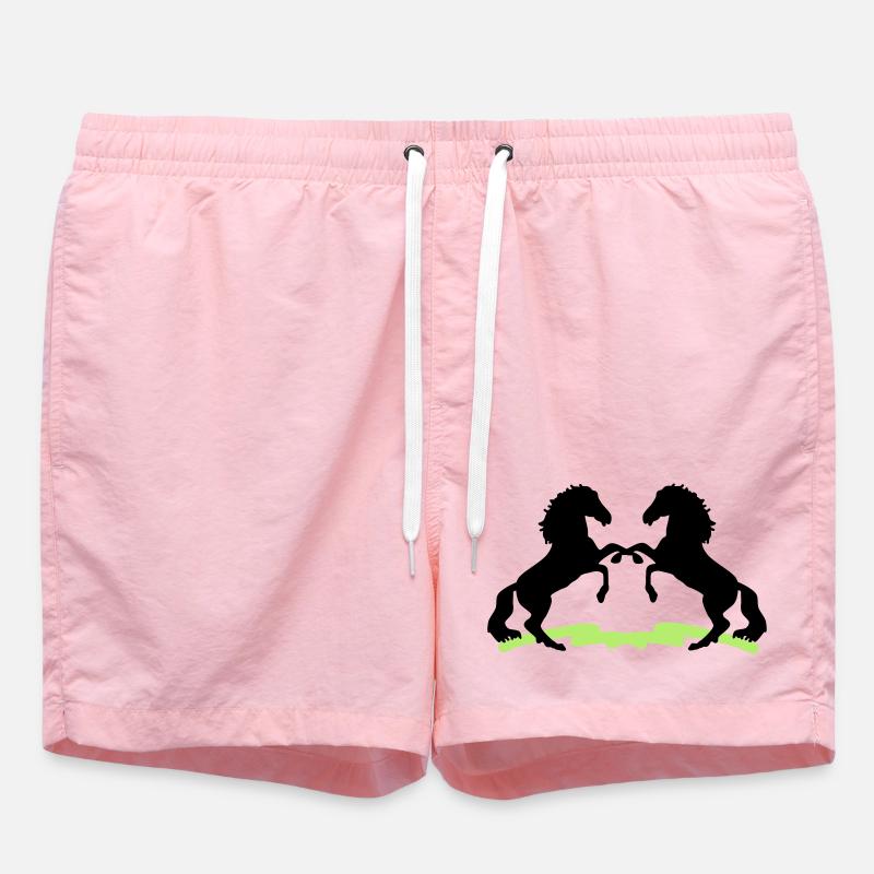 Chevaux - Short de bain - rose