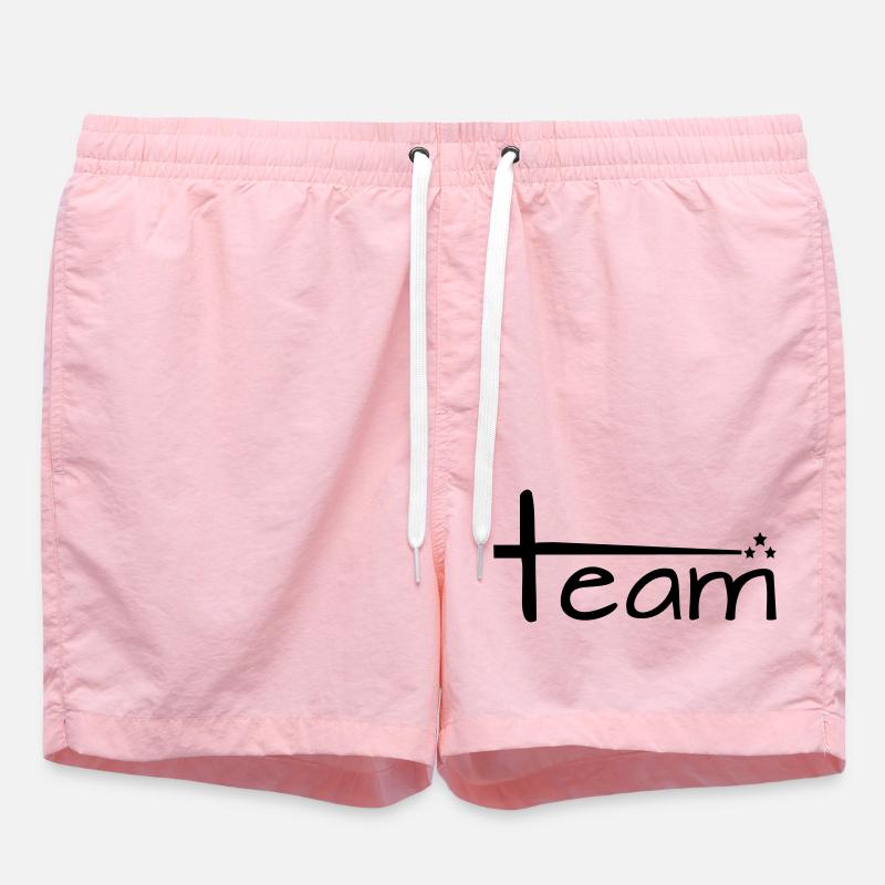 Team Style mit Sternen - Badeshorts - Pink