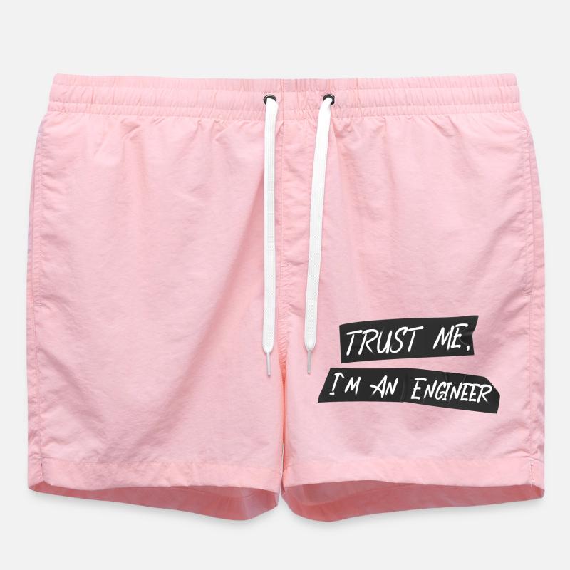 Engineer With Panzertape - Swim Trunks - pink