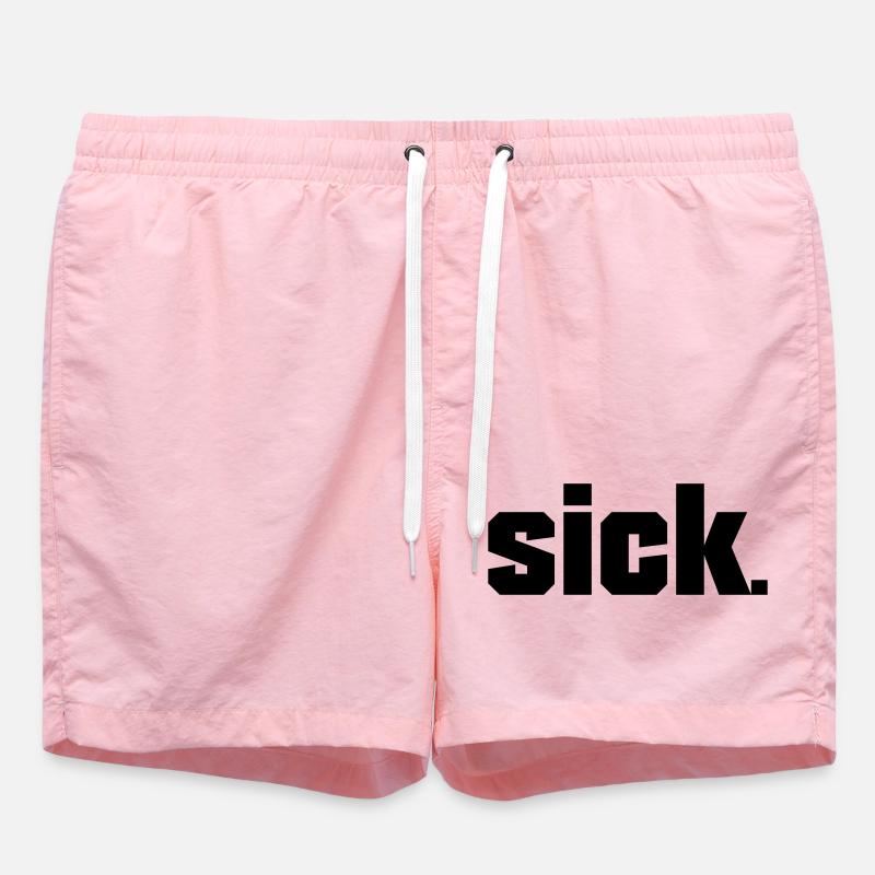Sick Design - easy - Swim Trunks - pink