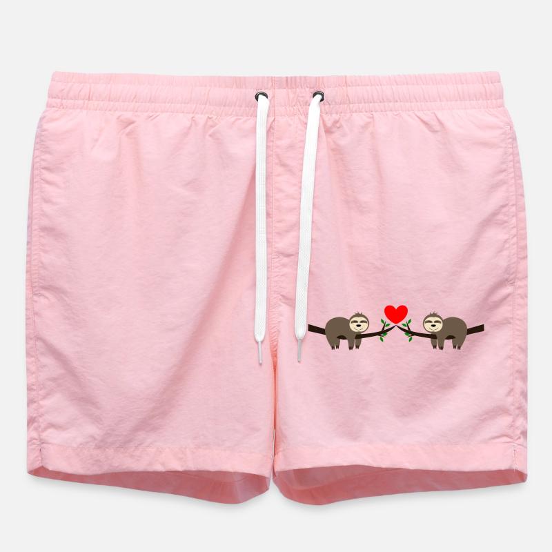 Saint-Valentin, Saint-Valentin, Saint-Valentin - Short de bain - rose